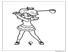 Ücretsiz Yazdırılabilir Prenses Daisy Boyama Sayfası