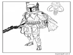 Ücretsiz Yıldız Savaşları Boyama Sayfası