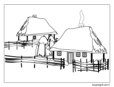 Ukrayna Çizimi 1 Boyama Sayfası