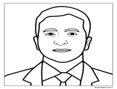 Ukrayna ücretsiz yazdırılabilir kolay Boyama Sayfası