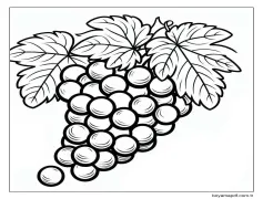 Üzümler - Sayfa 8 Boyama Sayfası