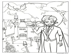 Vampir prensi Boyama Sayfası