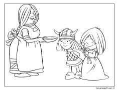 Viking vik'i Boyama Sayfası