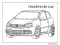 Volkswagen Golf Arabası Boyama Sayfası