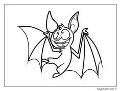 Yarasa (1) Boyama Sayfası