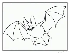 Yarasa (2) Boyama Sayfası