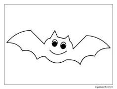 Yarasa (5) Boyama Sayfası