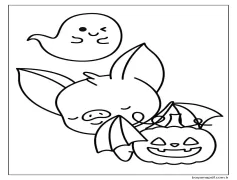 Yarasa (6) Boyama Sayfası