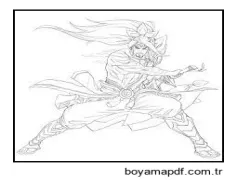 Yasuo Gülümseyen Boyama Sayfası