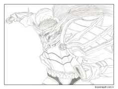 Yasuo'nun Kanlı Ay'ı Boyama Sayfası