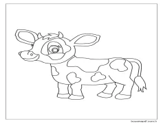 Yavru Inek Boyama Sayfası
