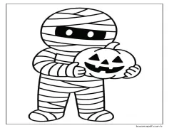 Yazdır Mumya Boyama Sayfası