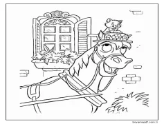 Yazdırılabilir Bedava Aristokediler Boyama Sayfası