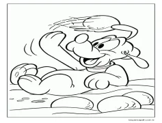 Yazdırılabilir Bedava Pluto Boyama Sayfası