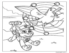 Yazdırılabilir Chase Paw Patrol Boyama Sayfası