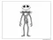 Yazdırılabilir Jack Skellington Boyama Sayfası