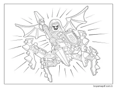 Yazdırılabilir Lego Nexo Şövalyeleri Boyama Sayfası