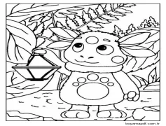 Yazdırılabilir Luntik Görüntü Anahat Boyama Sayfası