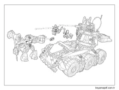 Yazdırılabilir Nexo Şövalyeleri Boyama Sayfası