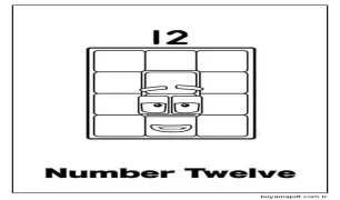 Yazdırılabilir Numberblocks Resmi Boyama Sayfası