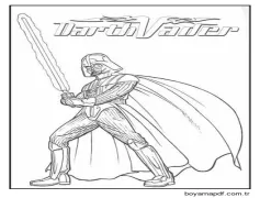 Yazdırılabilir Star Wars Görüntü Anahat Boyama Sayfası