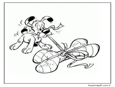 Yazdırılabilir Ücretsiz Asteriks ve Oburiks Boyama Sayfası