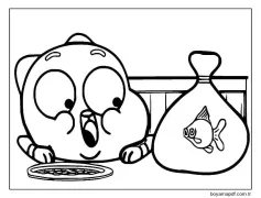 Yazdırılabilir Ücretsiz Gumball Boyama Sayfası