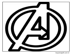 Yazdırılabilir Yenilmezler Boyama Sayfası