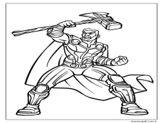 Yenilmezler (5) Boyama Sayfası