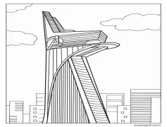 Yenilmezler Çocuklara Uygun Boyama Sayfası