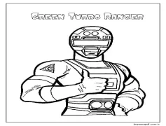 Yeşil Turbo Korucu Boyama Sayfası