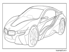 Zarif BMW Boyama Sayfası