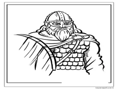 Zırh boyama sayfası. Boyama Sayfası
