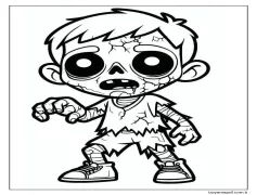 Zombi (2) Boyama Sayfası
