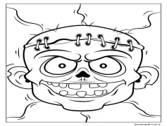 Zombi (3) Boyama Sayfası