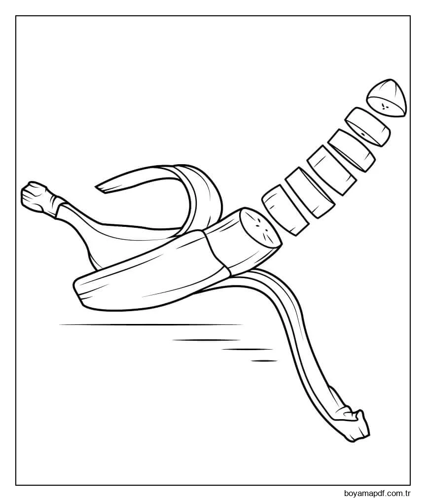 Banana Incrível Boyama Sayfası