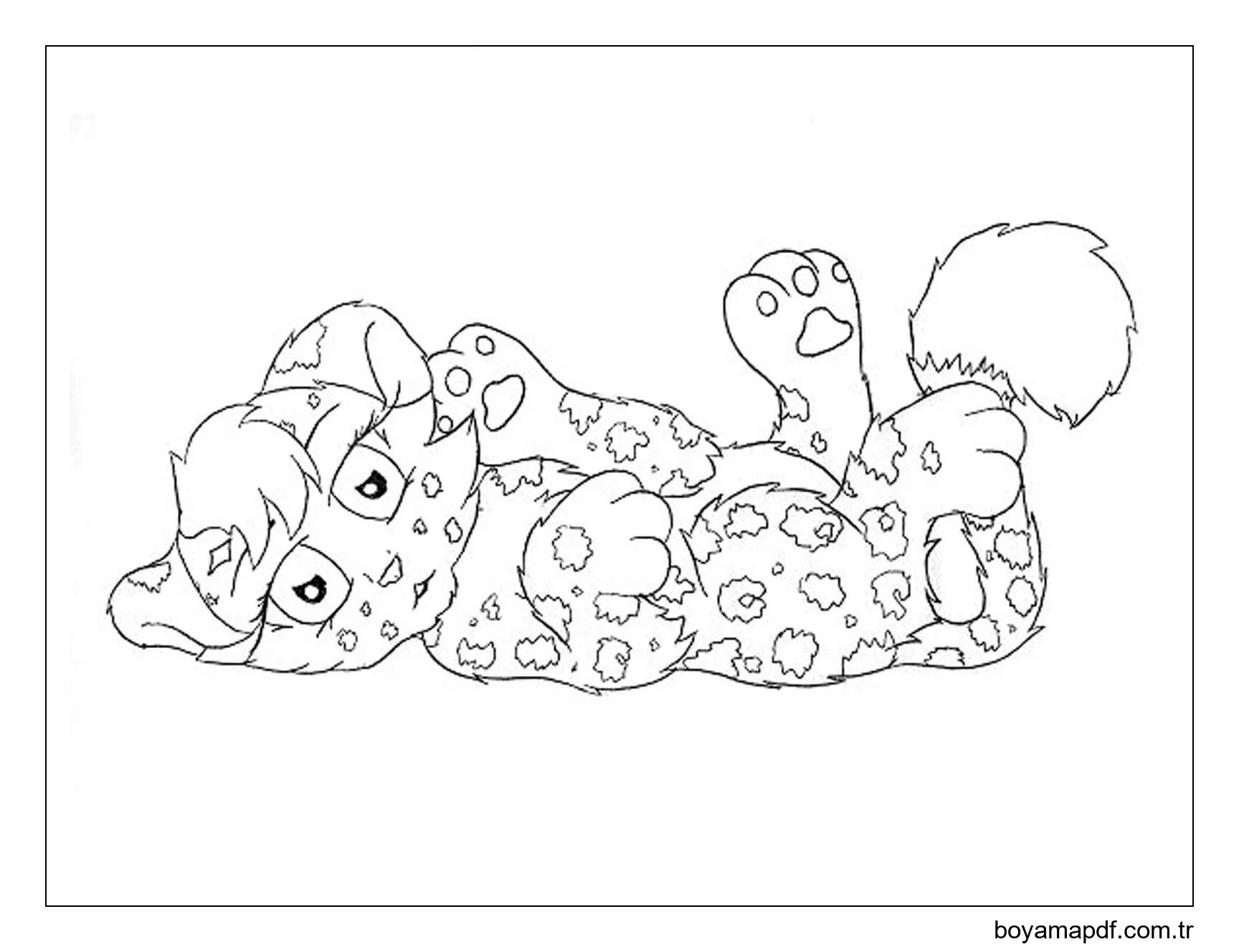 Büyük Jaguar Boyama Sayfası