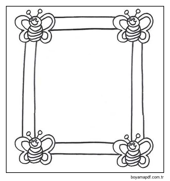 Çerçeve 1 Boyama Sayfası