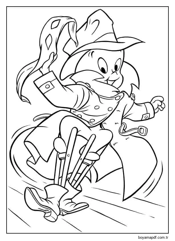 Çizmek Casper 1 Boyama Sayfası