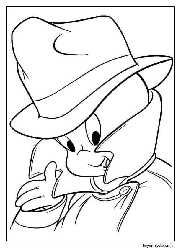 Çizmek Casper Sevimli Boyama Sayfası