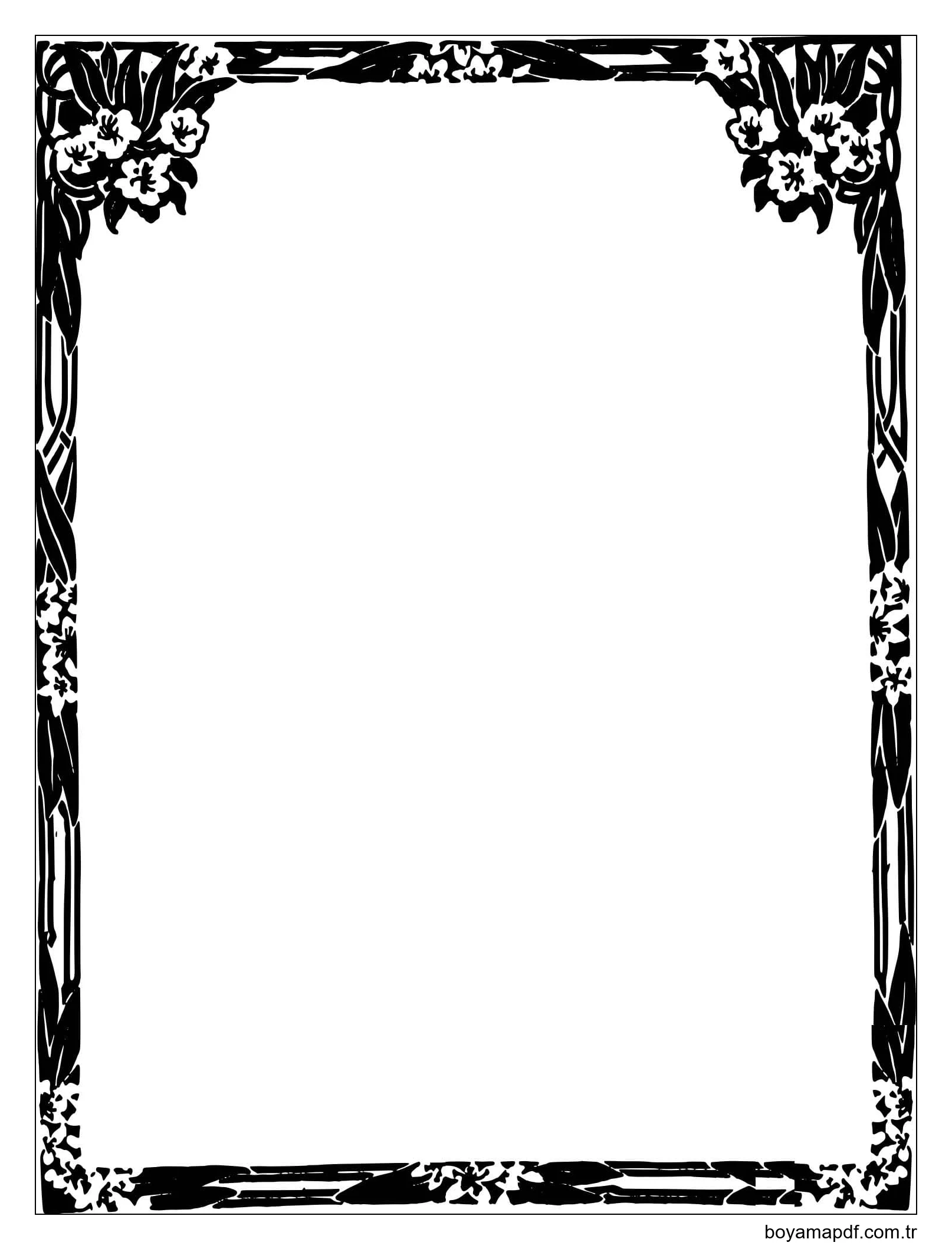 Çizmek Çerçeve iyi Boyama Sayfası