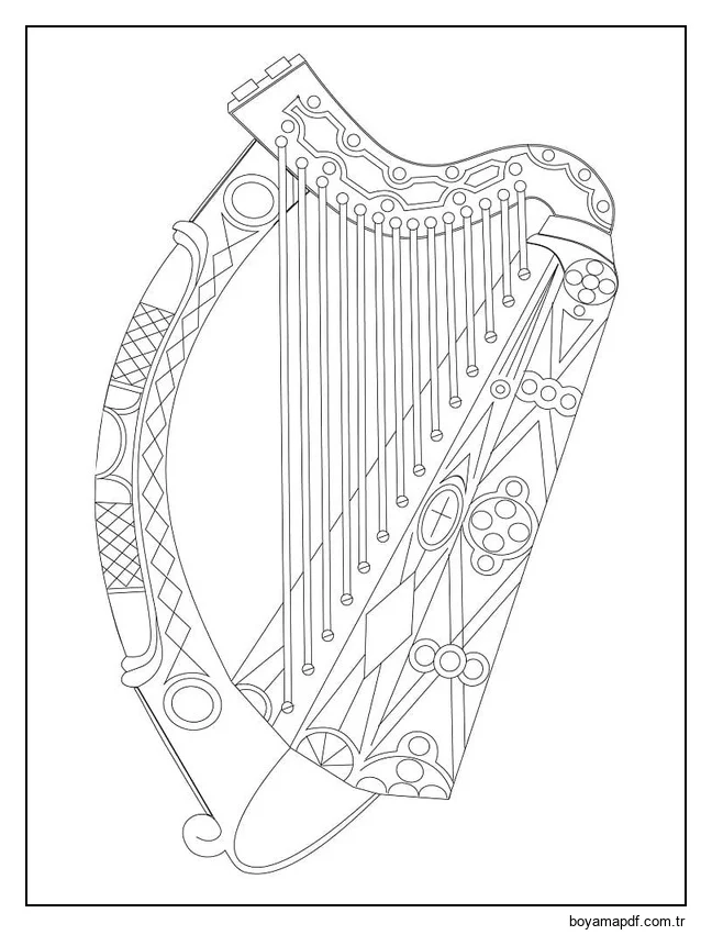 Çizmek İrlanda Görüntü Boyama Sayfası