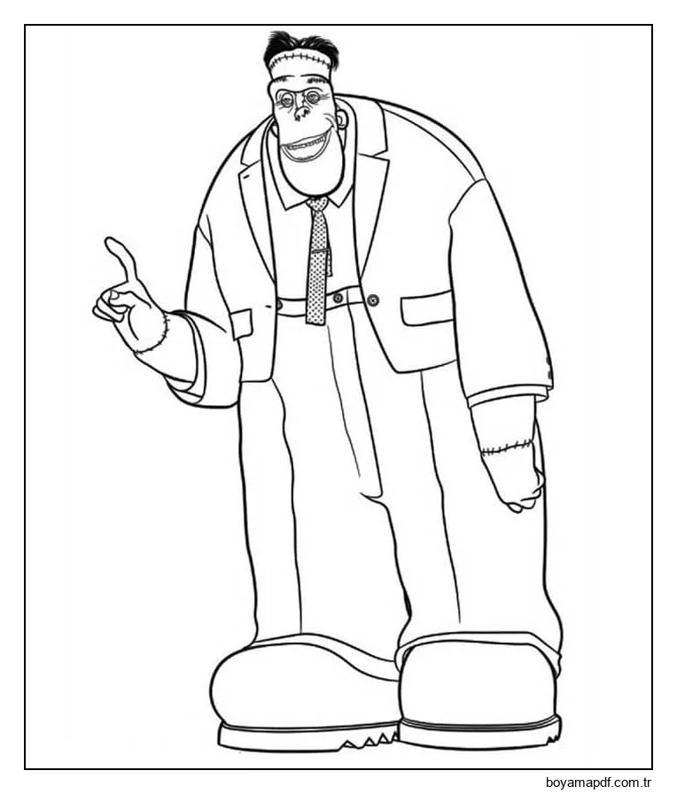 Frank Otel Transilvanya Boyama Sayfası