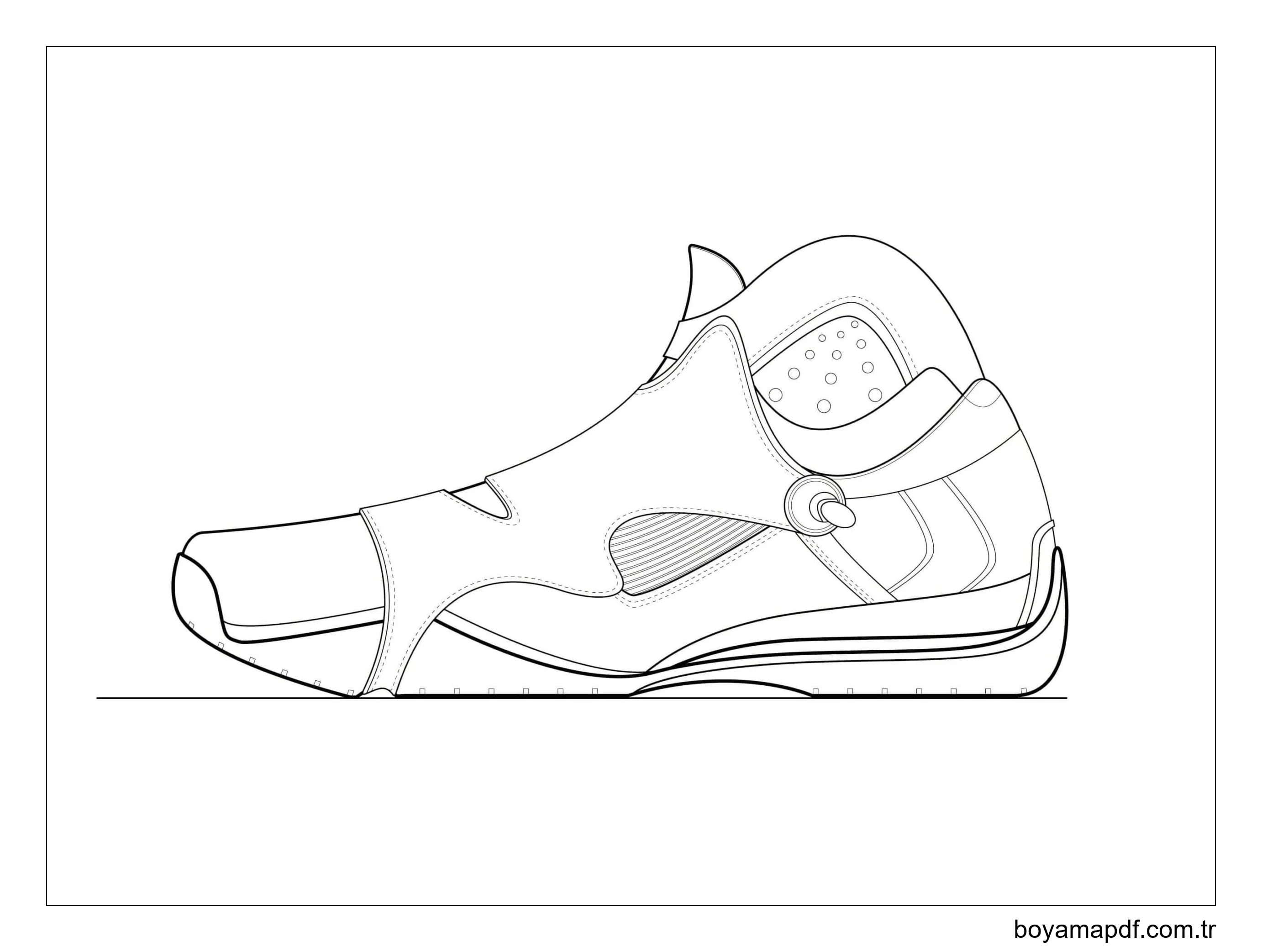 Güzel Nike ayakkabı resmi Boyama Sayfası