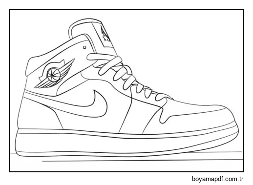 Hava Ürdün 1 Boyama Sayfası