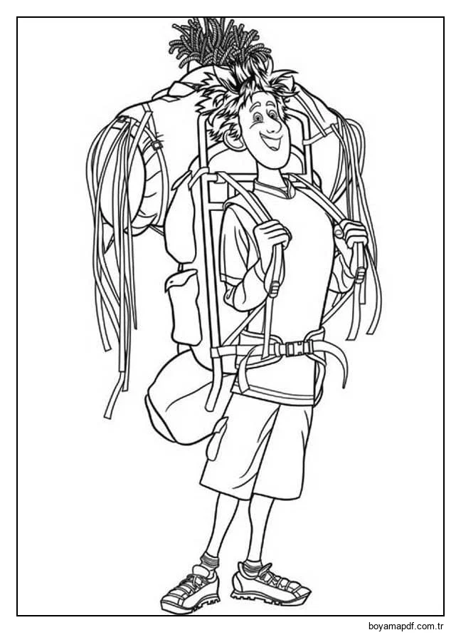 Johnny Otel Transilvanya Boyama Sayfası