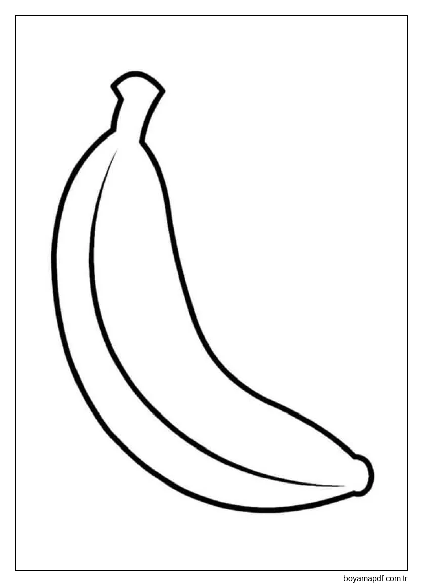 Kolay Muz Boyama Sayfası