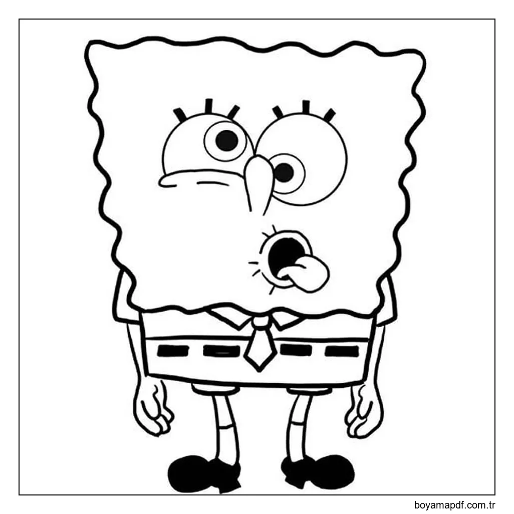 Komik Sünger Bob Boyama Sayfası
