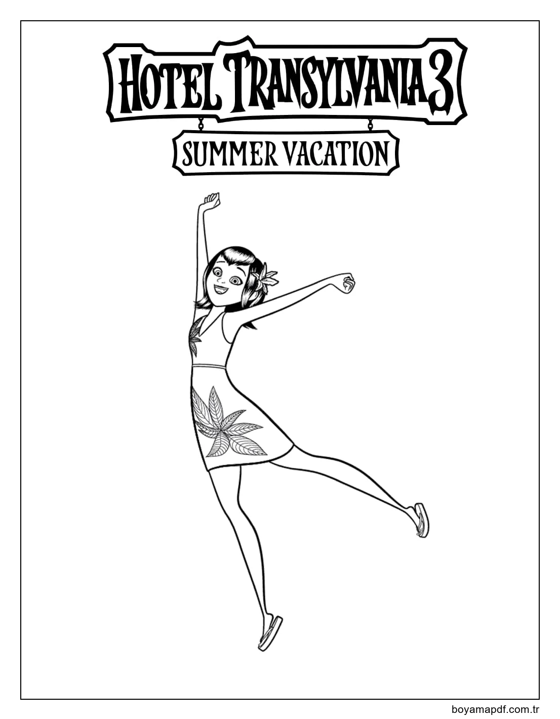 Maviş Resim Boyama Sayfası