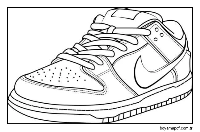 Nike Air Force 1 Boyama Sayfası